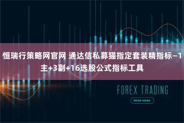 恒瑞行策略网官网 通达信私募猫指定套装精指标—1主+3副+16选股公式指标工具